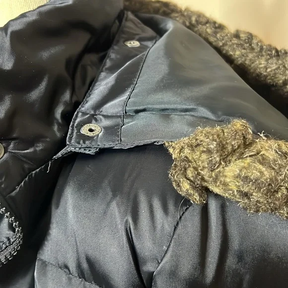 Black Puffer Girl Winter Jacket - Picture 10 of 12